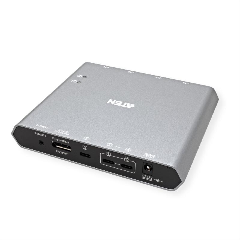 ATEN US3311 Commutateur KVM à 2 ports 4K DisplayPort USB-C avec passage d'alimentation_1