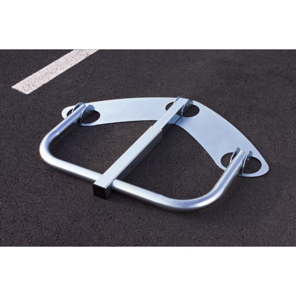 Barrière de parking Boomerang - stable et économique - tube Ø 50 mm - hauteur 47 cm - Mottez B307CBOOM_1
