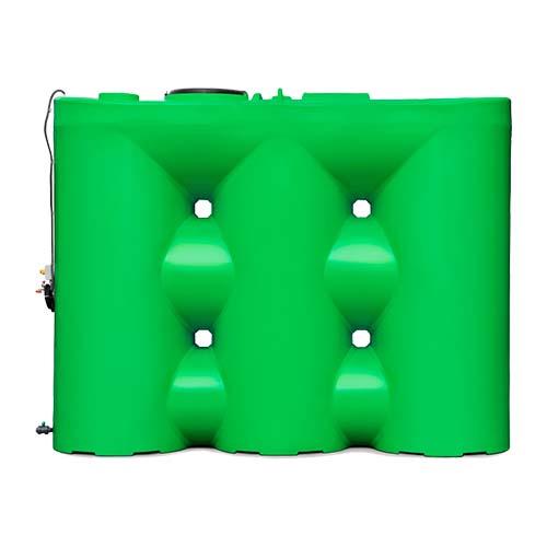 Citerne récupération eau 5000 L PEHD - Forme verticale SLIM avec pompe immergée inox 100 L/min_1