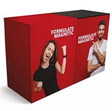 Formulate Magnétique Comptoir - New Display - Structure tubulaire en aluminium avec aimants pour assemblage évolutif_1