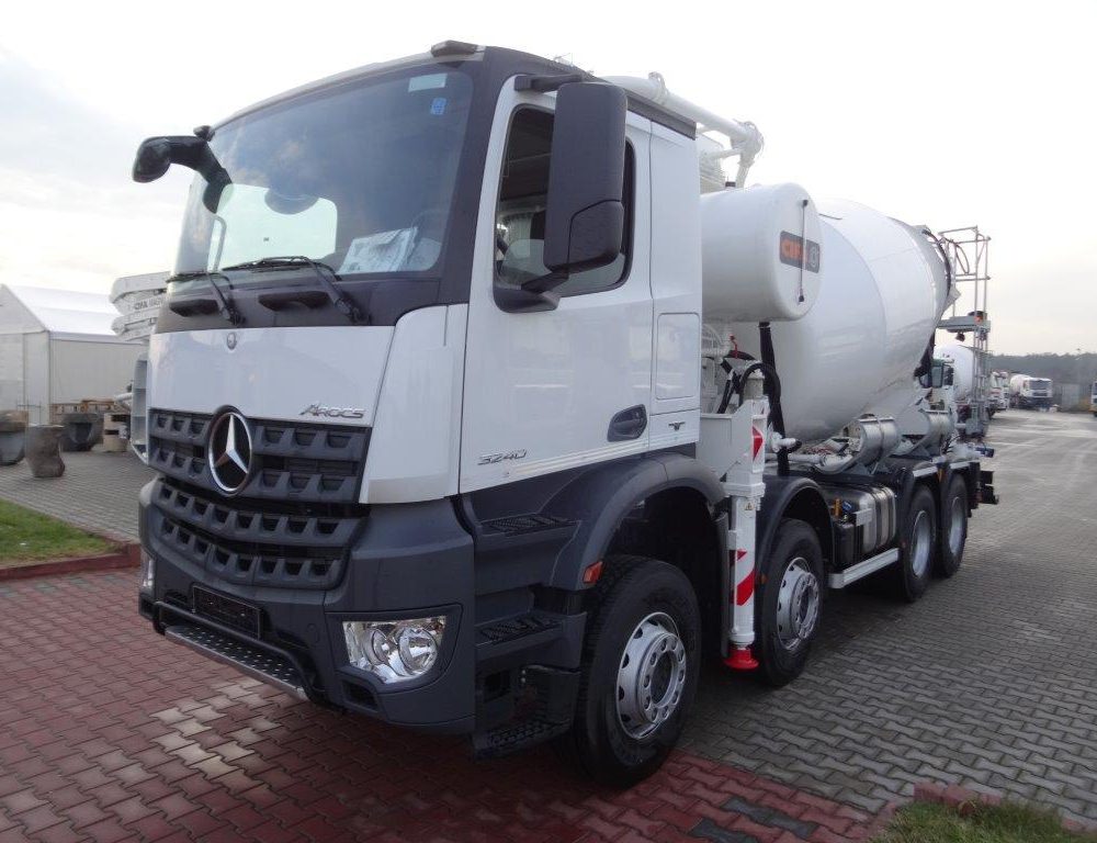 Véhicule malaxeur pompe 9 m3 Mercedes-benz arocs euro6