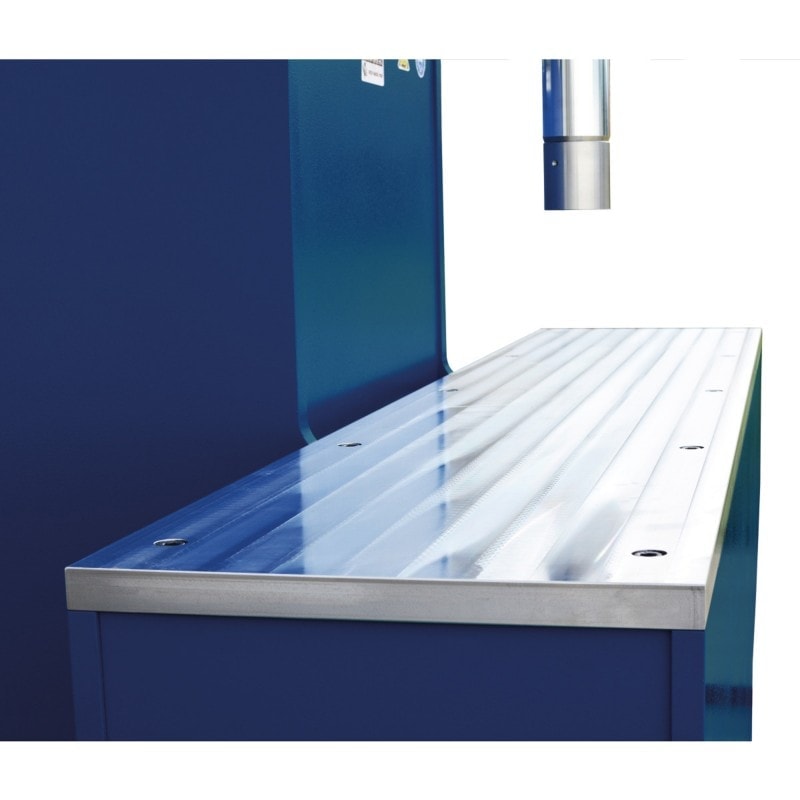 Presse motorisée Metallkraft RFP 100 - hydraulique en col de cygne - table de travail 508x2438 mm_1