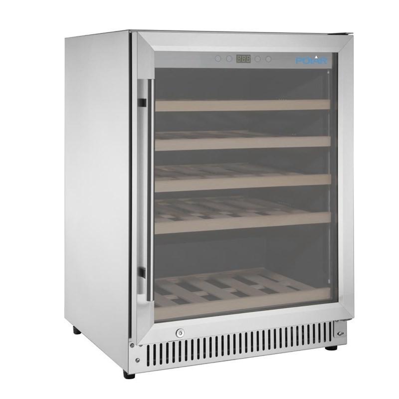 Rafraîchisseur à vin dessous de comptoir Série G inox 47 bouteilles GM627 Polar_1