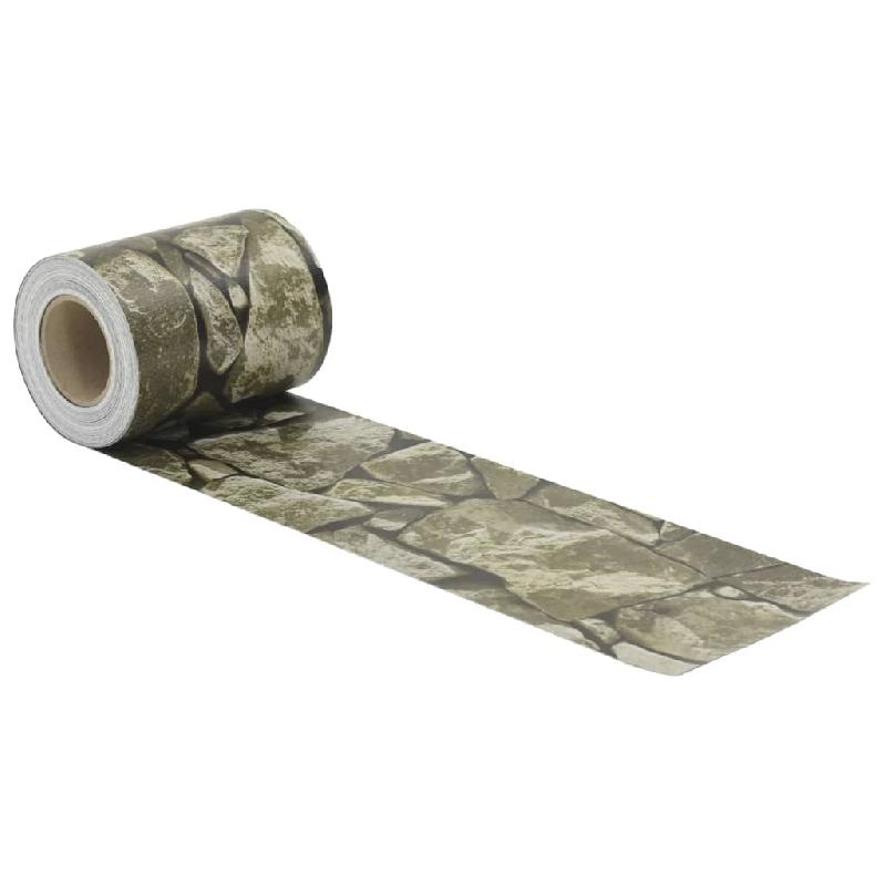 Vidaxl écran d'intimité de jardin aspect pierre gris 35x0,19 cm pvc 4005540_1