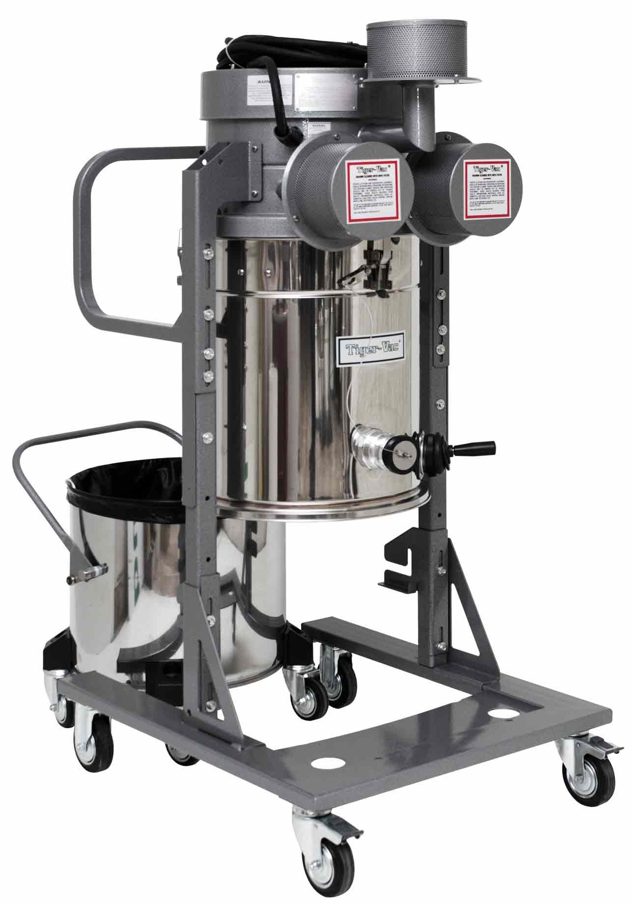 Aspirateur industriel antistatique pour nettoyage des champs de tir - 4D-35L EX DT MFS HEPA (FRP) - 5 filtres HEPA et cuve détachable_1