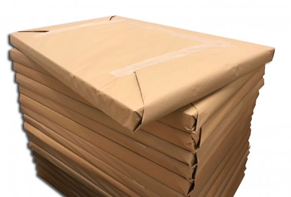 Papier kraft Interkraft en rame - entièrement recyclé et 100% recyclable - protection, calage et emballage - 37F265M1_1