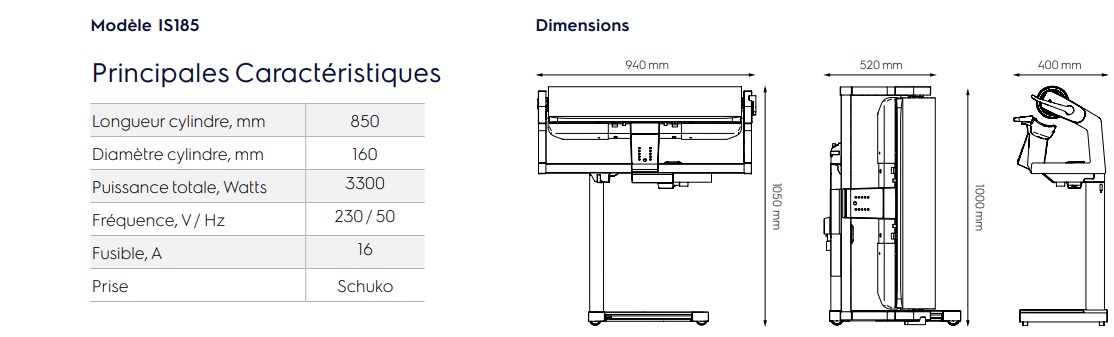 Repasseuse à vapeur professionnelle MyPRO - Electrolux Professional, pliable ou fixe, idéale pour hôtels, restaurants, salons de beauté et petites structures_1