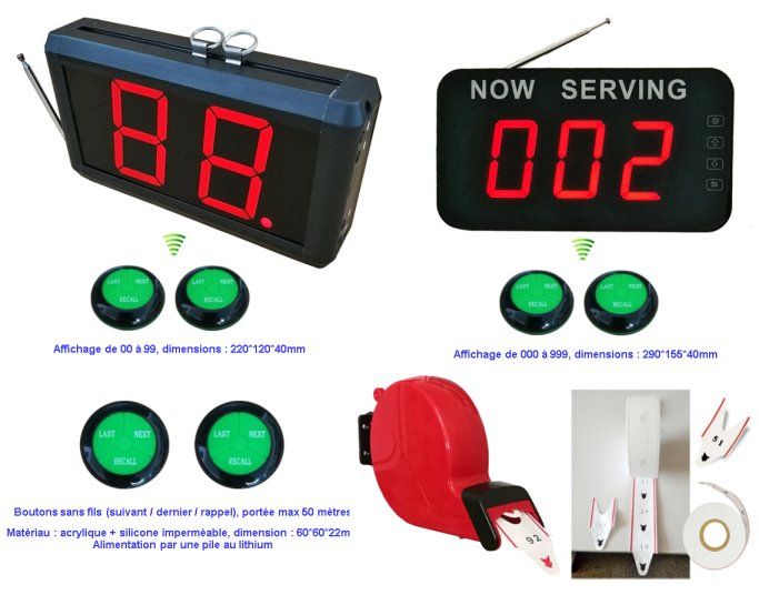 Afficheurs lumineux commerciaux - Panneaux de taux de changes, numéro d'appel, HDT, compte à rebours et plus_1