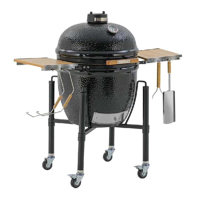 Barbecue Kamado Monolith ONE.66 noir avec chariot | Planet Outdoor_1