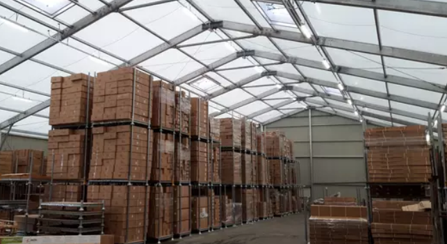 Hangar de stockage de grande portée à louer, allant de 5 à 60 m de portée libre, et sans limite de longueur_1