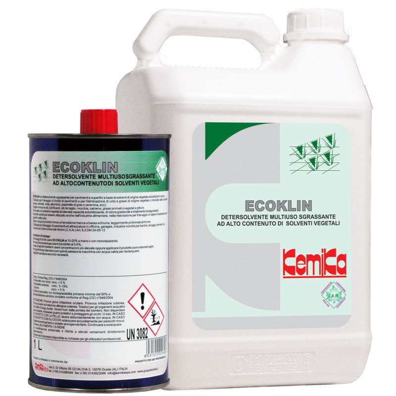 Kemika ecoklin detergent degrais.Multi-usage a base de solvants vegetaux 5l_1