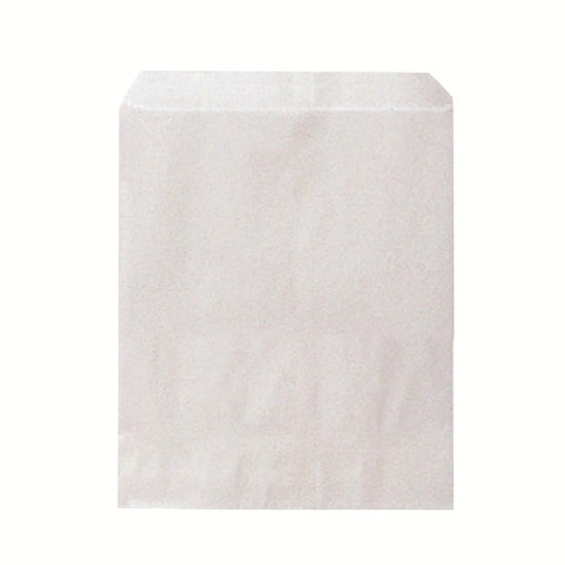 Pochettes cadeaux kraft lisse blanc 12x19cm - par 1000 - sachets résistants_1