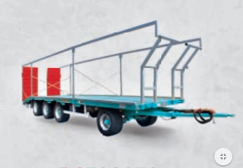 Remorque plateau agricole PC320970 - Agrimec di Crosetto Elio & C. Snc - Dimensions 9.70 x 2.55 m - 4 essieux - PTAC 32 t_0