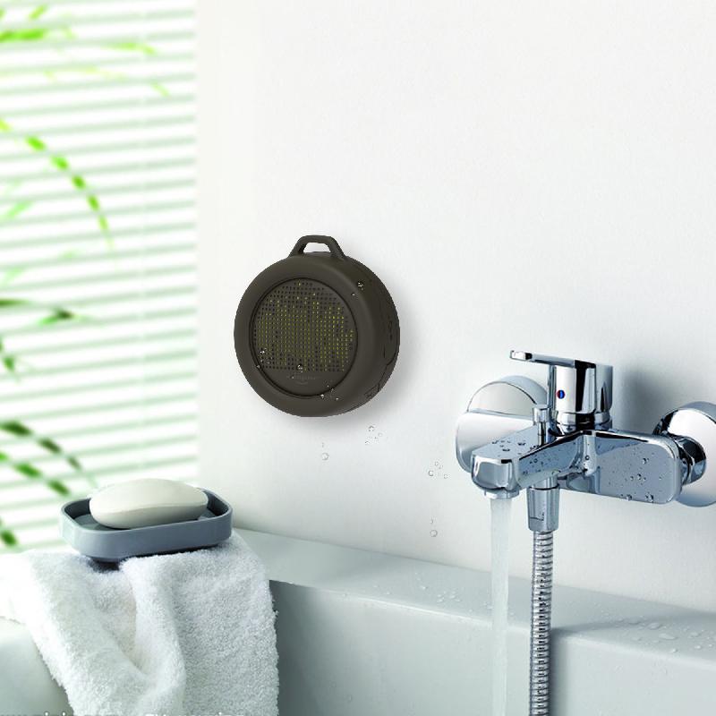 XOOPAR - Enceinte nomade waterproof Splash Pop Speaker noire - IP65 - Bluetooth - Résistante chocs et poussière - 930964_1