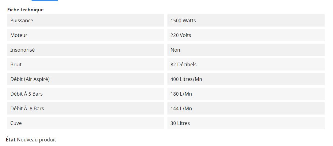 Compresseur Extrême 3T2 400 L/min - Nardi Compressori France - Cuve 30 L - Bicylindre sans huile_1