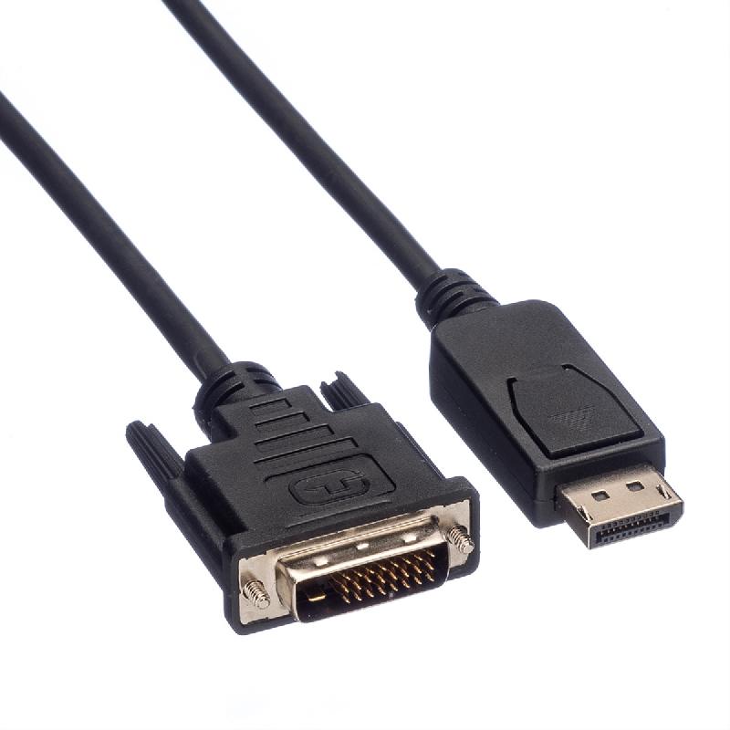 VALUE Câble DisplayPort DP M - DVI(24+1) M, LSOH, noir, 1,5 m_1