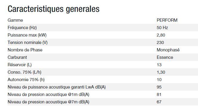 3000 XL TB UK C5 - Groupe électrogène Kohler - Gamme PERFORM - Puissance max 2,80 kW - 230V - 50 Hz_1