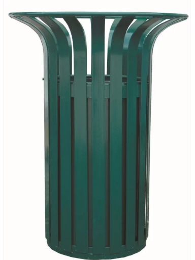 Corbeille Rio - Modèles Ronde et Demi-Rond - 5 Couleurs - Capacité jusqu'à 65L - Structure en fer plat 20 x 4 mm_1