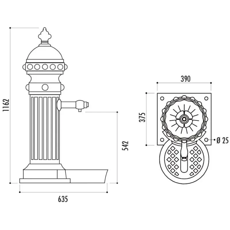 Fontaine Romantica en fonte_1