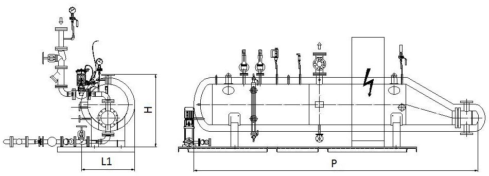 Générateur indirect de vapeur propre - 6 bar - Série ISG - Échangeur à faisceau tubulaire en acier inox AISI 316/304_1