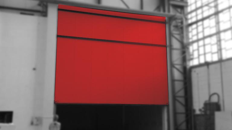 Porte coupe-feu guillotine motorisée FIREDOR - 2H EI120 - 120 min - Pour parking et bâtiments avec process - Système sans irrigation_1