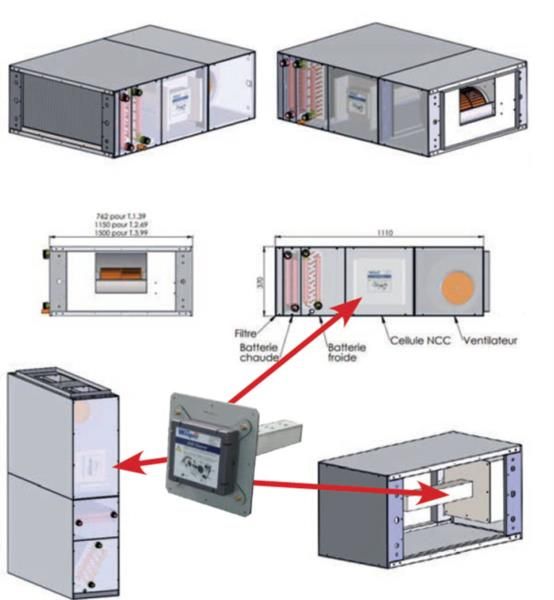 Système de désinfection d'air Wespak Cleaner - Wesper - H2O2 actif 500 m³/h pour intégration polyvalente_1