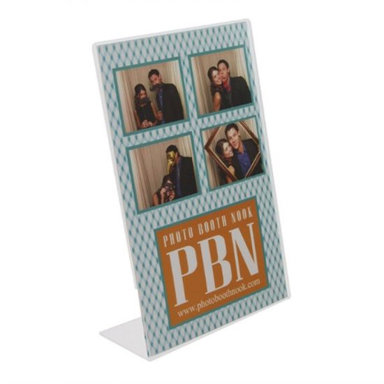 YGL-LSH-02 - Porte-affiche personnalisé en acrylique pour menu - Anhui Yageli Display - 10x15x4 cm - Épaisseur : 3mm, 4mm, 5mm ou personnalisée_1
