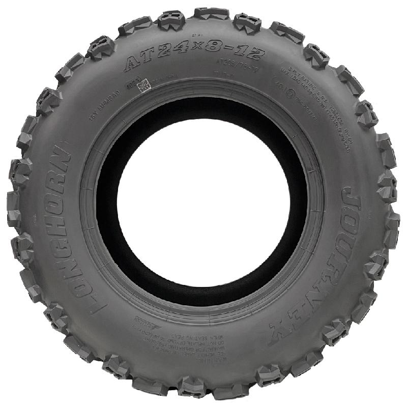 24x8.00-12 Quad ATV Tyres 6ply Wanda P3128 E-Marked Road Legal 40J (Set of 4)_1