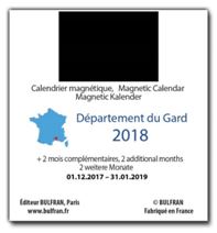 Calendrier magnétique personnalisé - 16 feuilles carton - Impression quadrichromie - Fabrication française_1