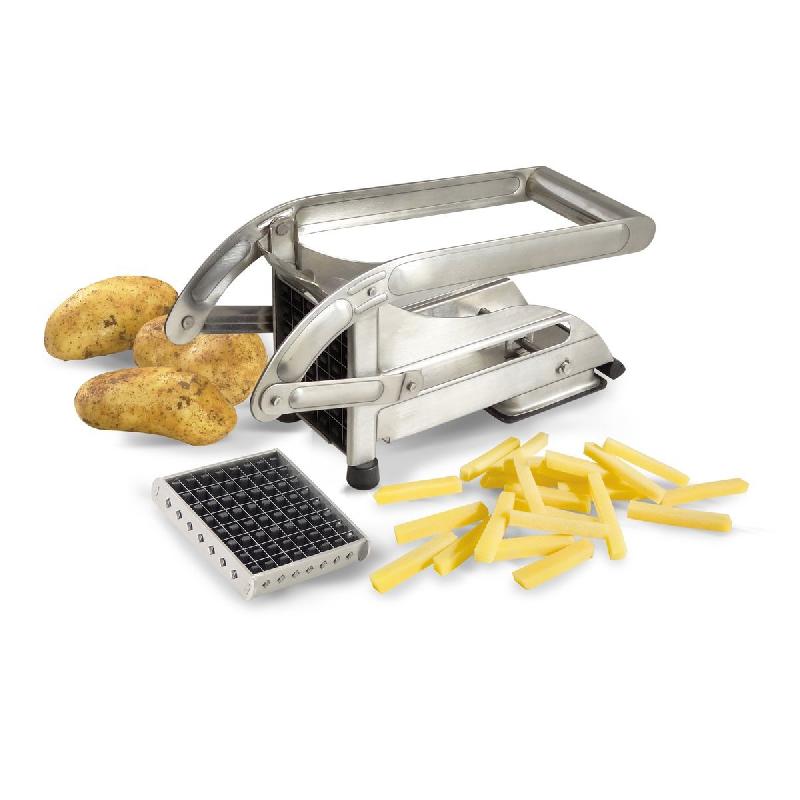 Coupe-frites ménager inox sur ventouse 2 couteaux Louis Tellier_1