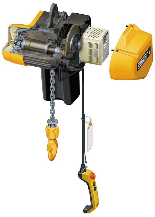 Palan électrique à chaîne EQ KITO - capacité 125 à 1000 kg - compact et performant_1