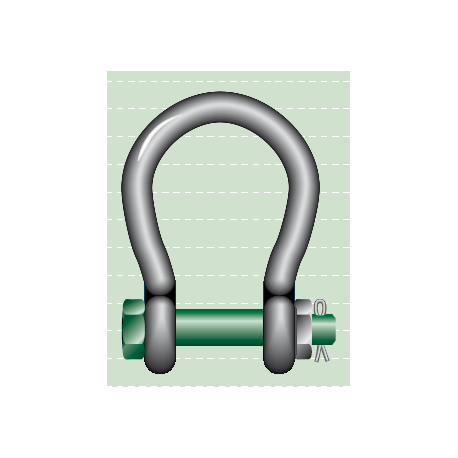 Manille grande ouverture Green Pin DE 4.75 à 75T Référence G-4263_1