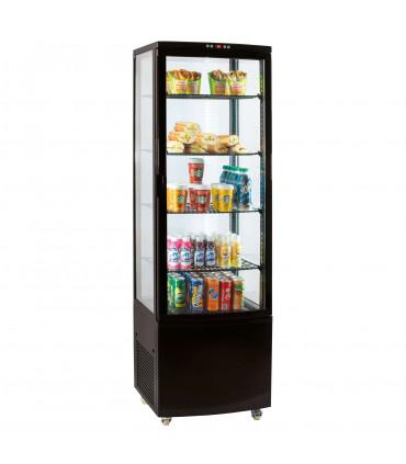 Vitrine réfrigérée positive à froid ventilé et dégivrage automatique, pour chr, traiteurs, boulangeries, chocolateries et pâtisseries - cvr235lb casselin_1