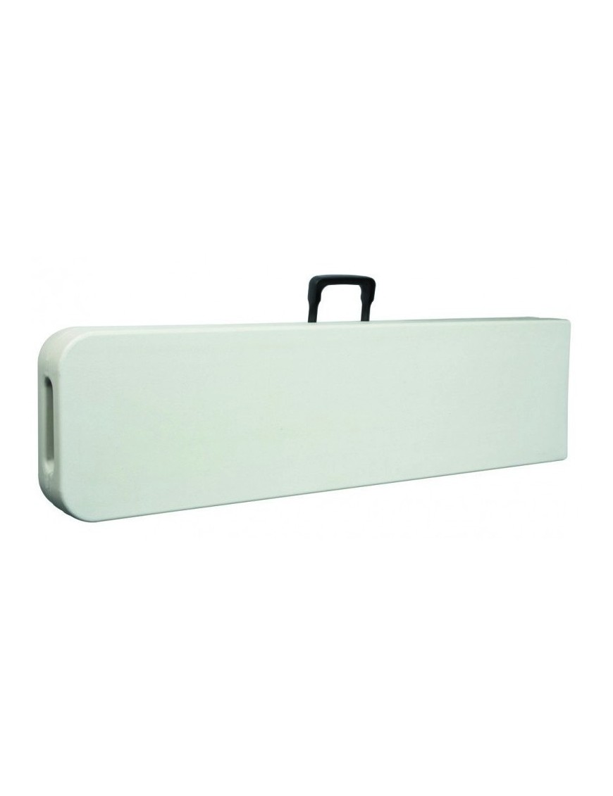 Banc pliant - piètement en acier rond Ø 28 mm - plateau monobloc en polypropylène haute densité_1