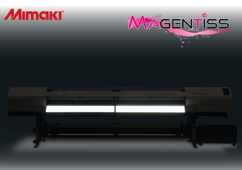 Imprimante UV LED grand format Mimaki UJV55-320 - Haute performance - Impression jusqu'à 3,2m - Gamme UV_1