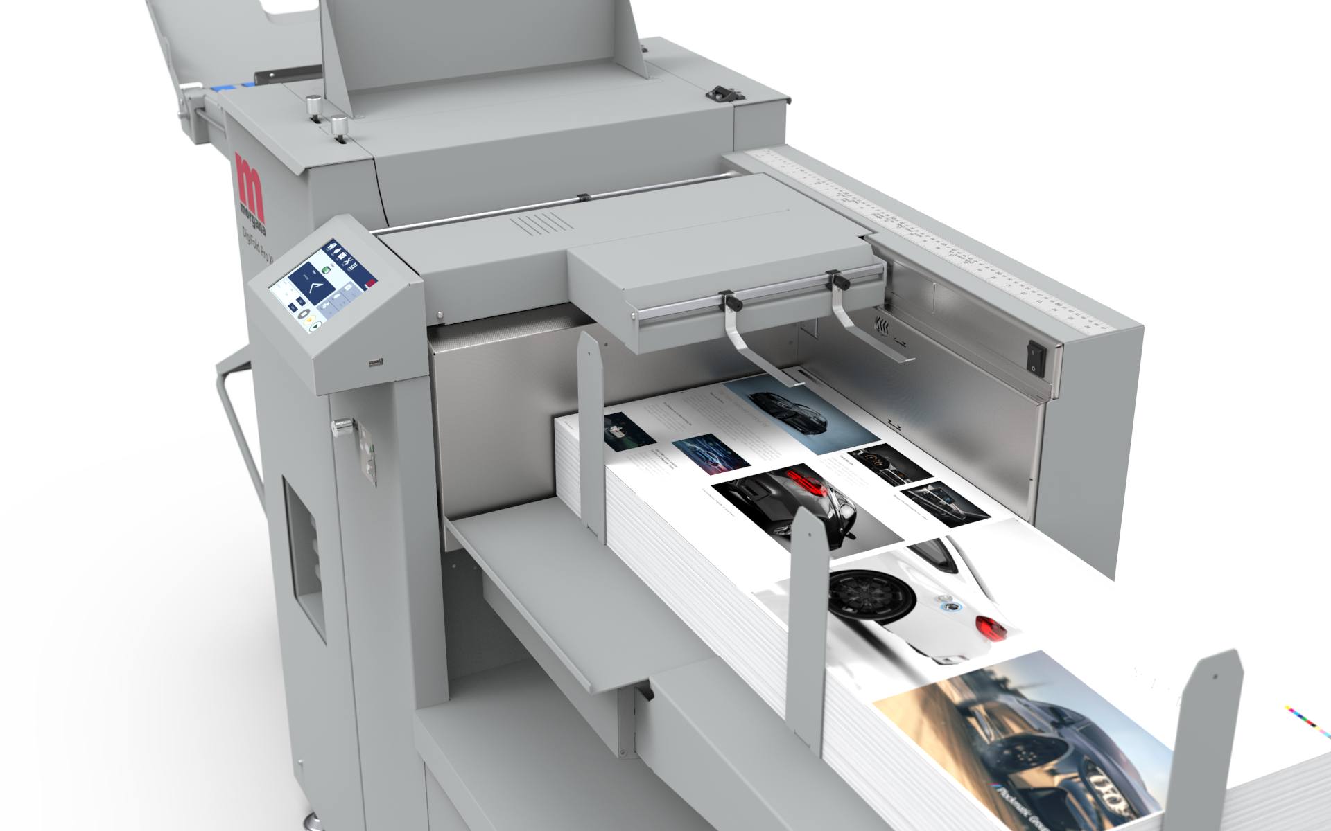 Raineuse/Plieuse automatique - Longueur de feuille jusqu'à 1300 mm - MORGANA DigiFold Pro XL_1