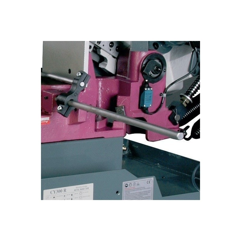 Scie à ruban professionnelle Optimum S 350 DG - 3290350 - grandes capacités de coupe pour métaux - angle de -45° à +60°_1