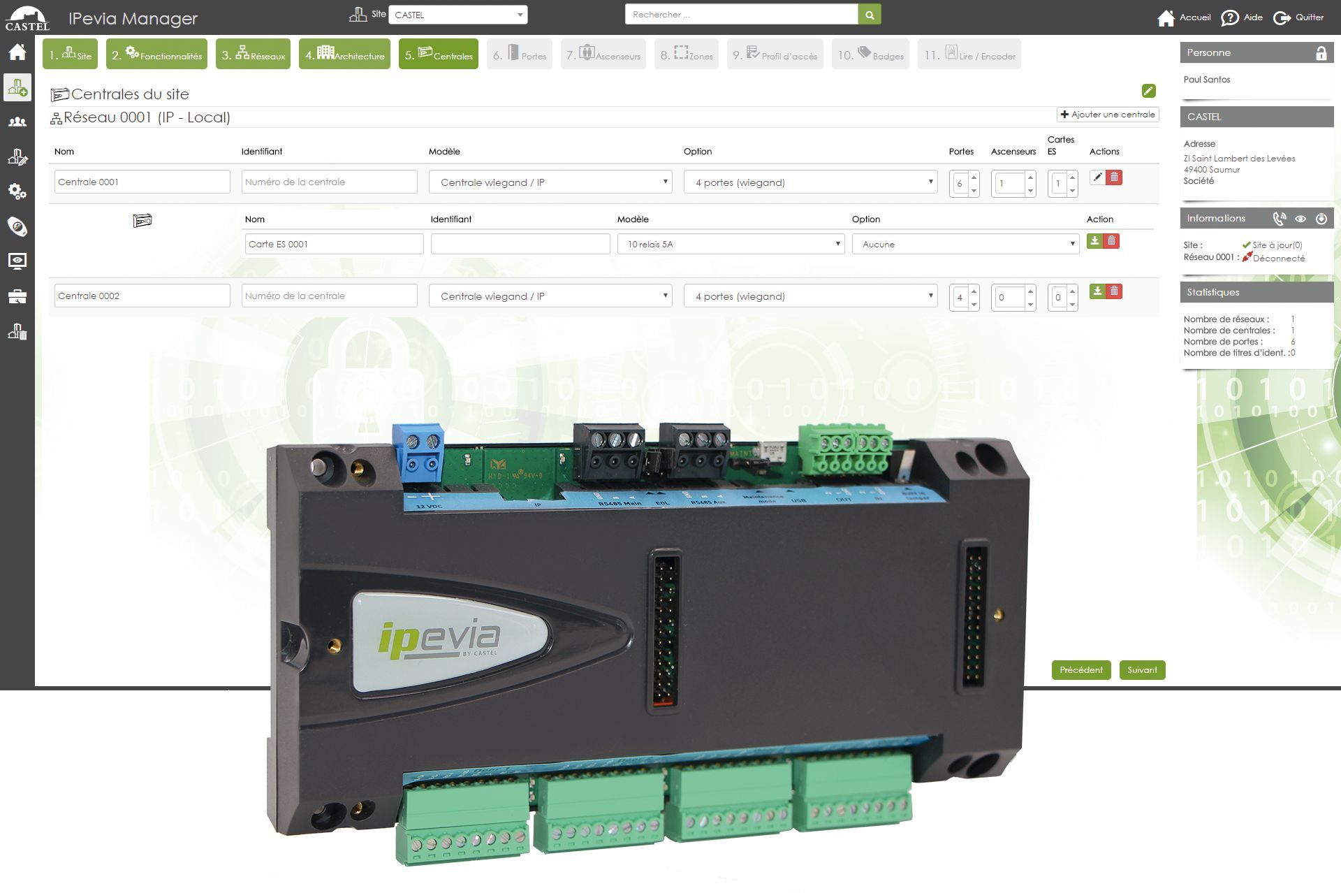 Solution de contrôle d'accès pour petit et moyen tertiaire (IPEVIA)_1