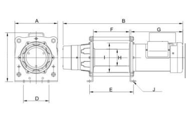 Treuil monophasé type CP - levage et traction - Rema Holland B.V - alimentation 230V_1
