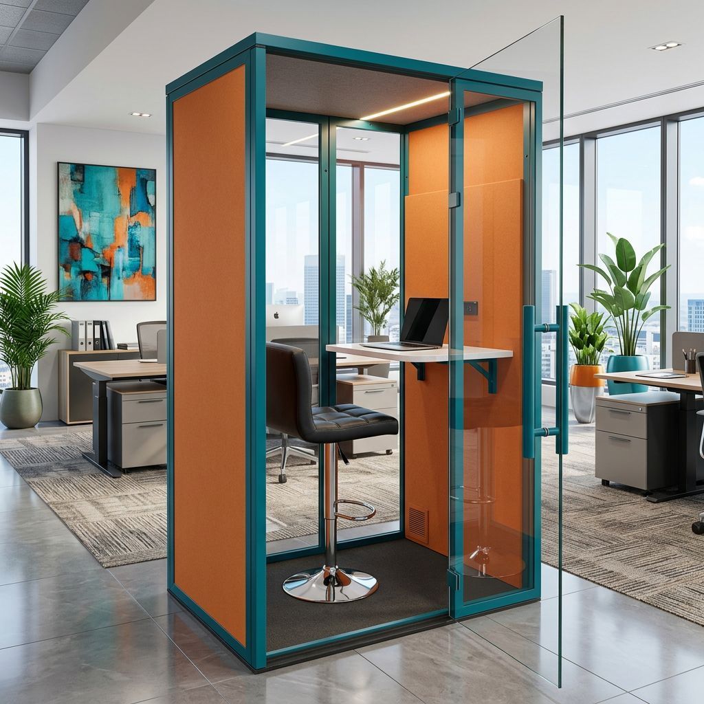 Cabine / Pod de bureau insonorisée / Phone box : de 1 à 6 places_2