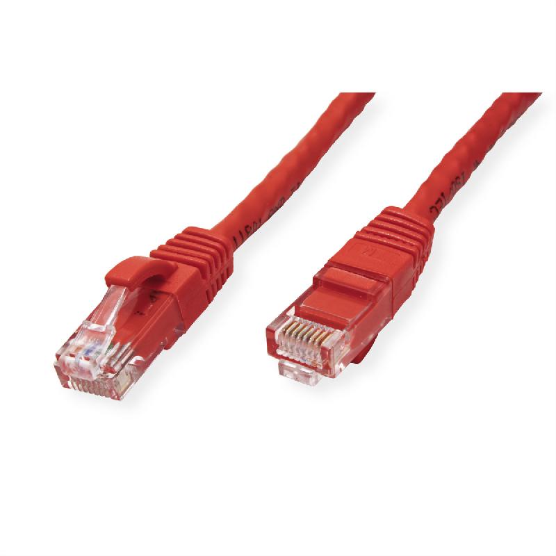 Cordon VALUE Cat.6A (Classe EA) / 10 Gigabit UTP, rouge, 7 m_1
