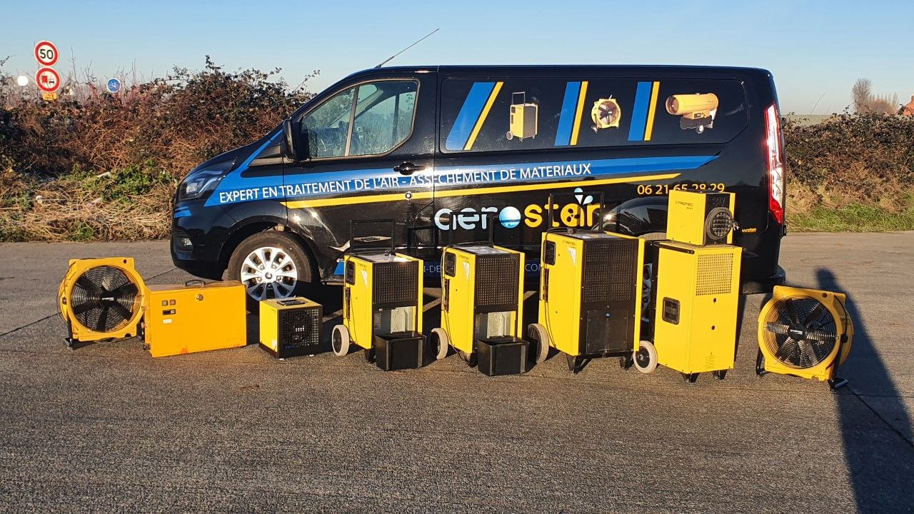 Déshumidificateur de chantier TTK 800 - 150L/24h - Compact et puissant avec dégivrage au gaz chaud_1