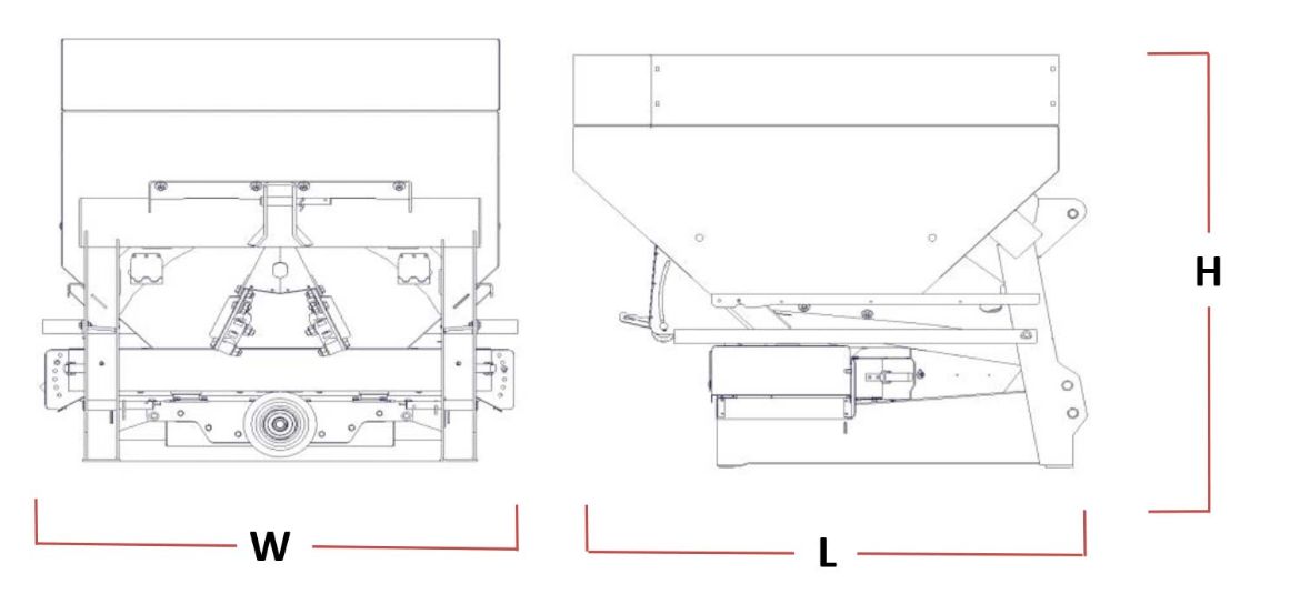 FRT Distributeur d'engrais - David Industries - largeur de travail 1,10 à 16 m - acier inoxydable_1