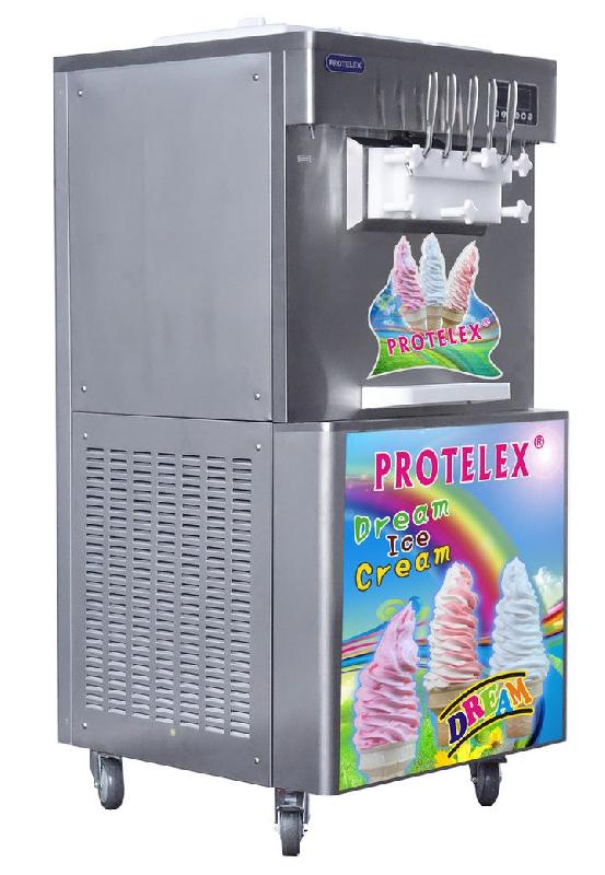 Machine à Glace Italienne 3 parfums + 2 mix- 40 L/h-  refroidissement à air - 2,7 kW_1