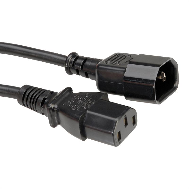 ROLINE Câble d'alimentation, IEC 320 C14 - C13, noir, 3 m_1