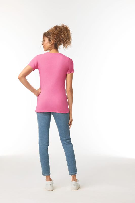 T-shirt femme col rond Softstyle - Gildan GI6400L - 100% coton pré-rétréci, coupe cintrée_1