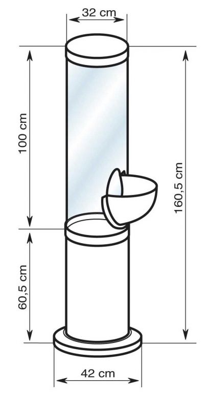 Totem - p&p - 160,5 cm de hauteur - distri370_1
