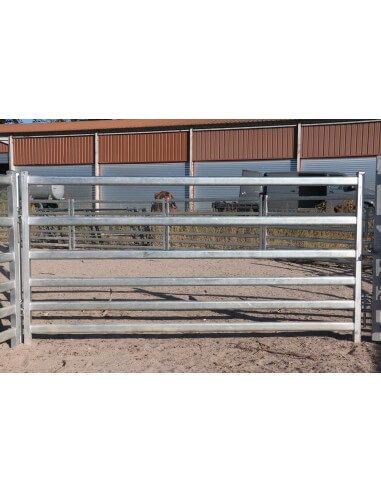 AH-SP60-5 - Barrière ovine - 230 cm x 90 cm - 6 tubes ovales 60x30 mm_1
