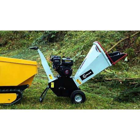 Broyeur végétaux LUMAG Rambo HC10 avec goulotte d'éjection 360°