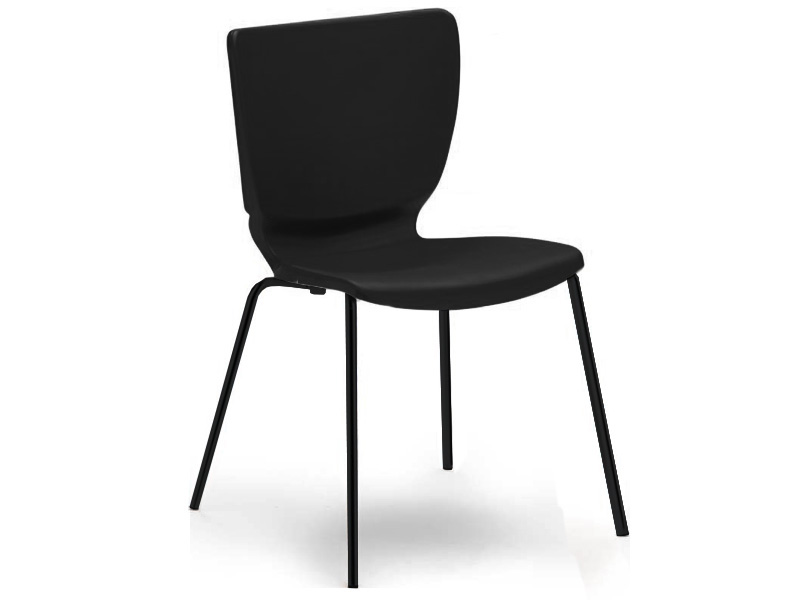 Chaise de collectivité IXUM - monocoque en polypropylène - modèle empilable_1